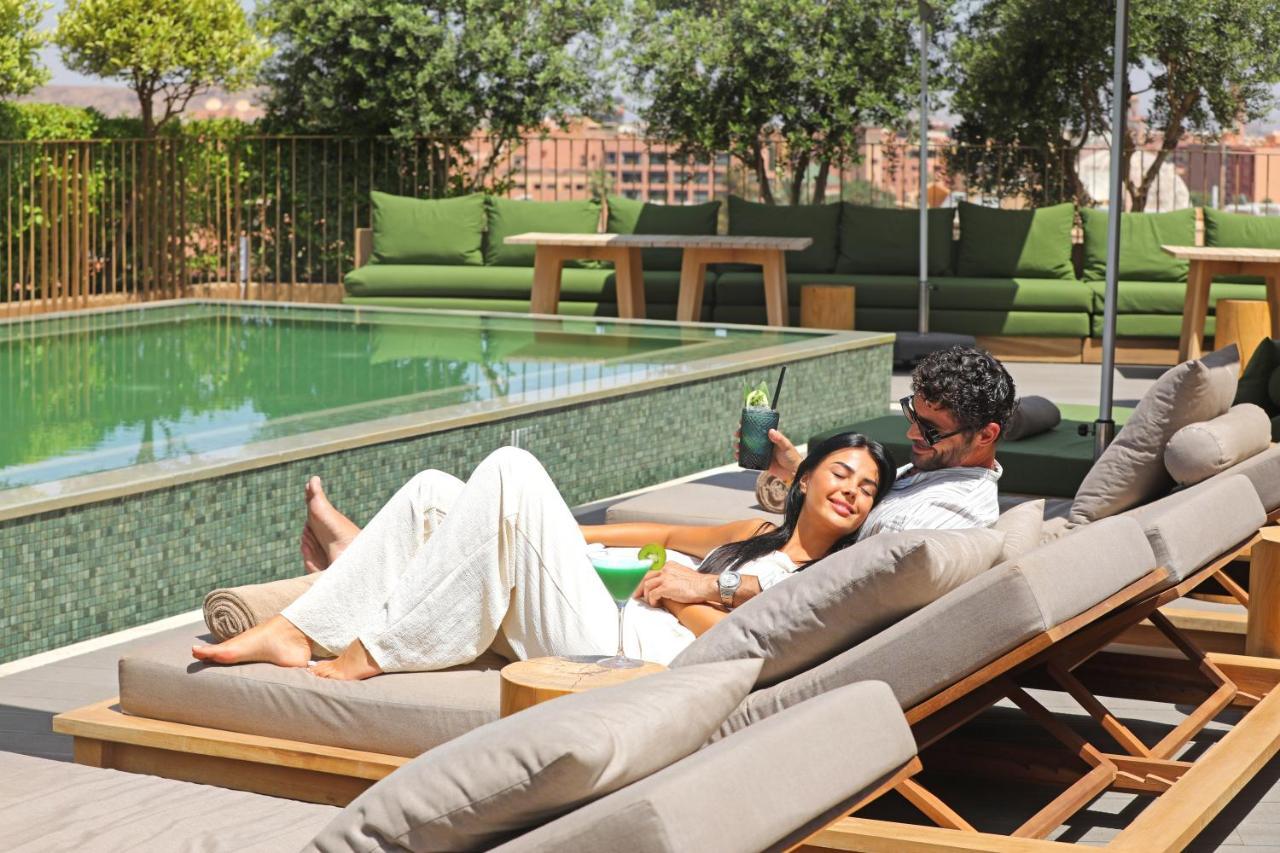 Hotel Jadali&Spa Marrakesch Exterior foto The swimming pool at the hotel